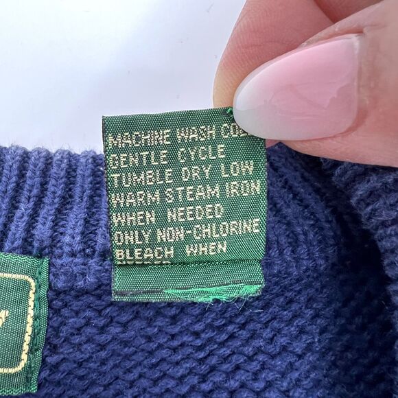 Vintage 90s Clubfellow 100% Cotton Golf Sweater Size 2XL - Picture 9 of 10